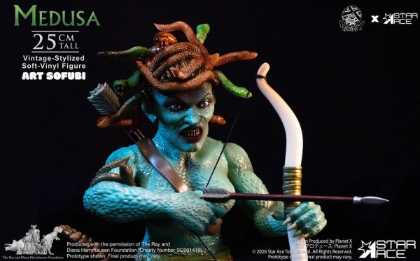 Ray Harryhausen Soft Vinyl Statue Medusa (Vintage-Style) 25 cm 10