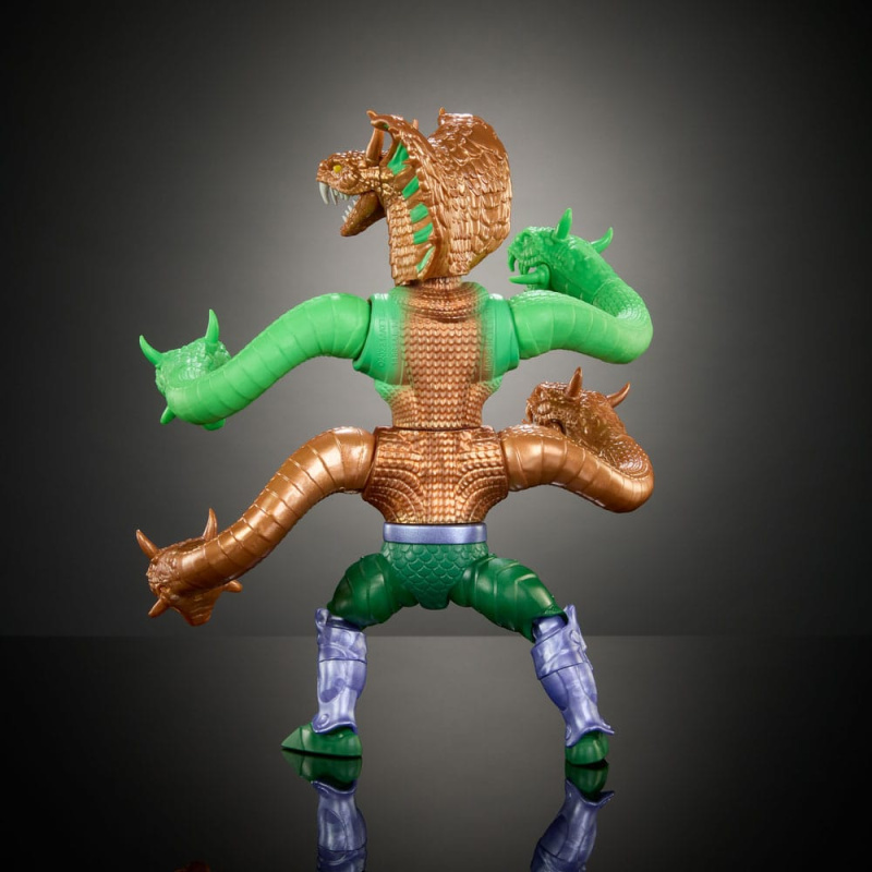 MOTU x TMNT: Turtles of Grayskull Deluxe Action Figure King Hiss 14 cm 4