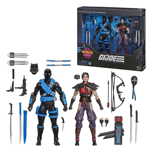 G.I. Joe Classified Series Action Figure 2-Pack Snake Eyes & Kim "Jinx" Arashikage 15 cm 2