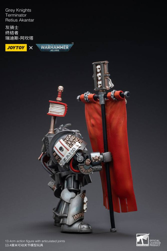 Warhammer 40k Action Figure 1/18 Grey Knights Terminator Retius Akantar 13 cm 3