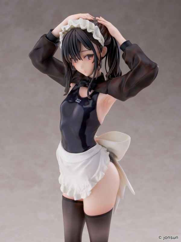 Original Character PVC Statue 1/6 Sakura Shiori Competition Swimsuit Maid 27 cm 9