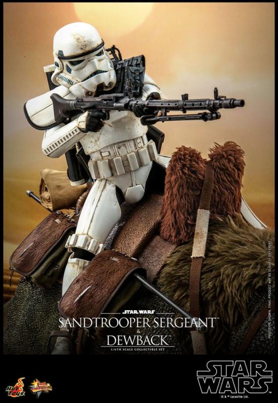 Star Wars Episode IV: Sandtrooper Sergeant & Dewback 1/6 Action Figure - Hot Toys
