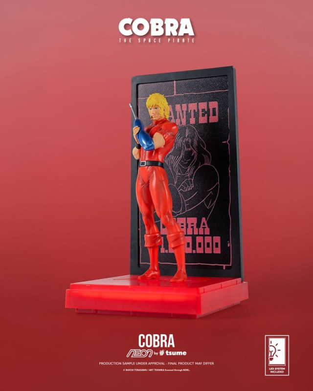 Cobra Neon Figure 1/9 Cobra The Space Pirate 20 cm 8