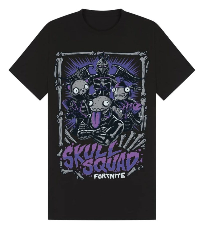 Fortnite T-Shirt Skull Squad Size XL 1