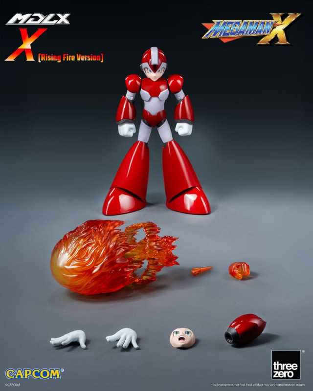 Mega Man MDLX Action Figure Rockman X / Mega Man X (Rising Fire Version) 12 cm 1