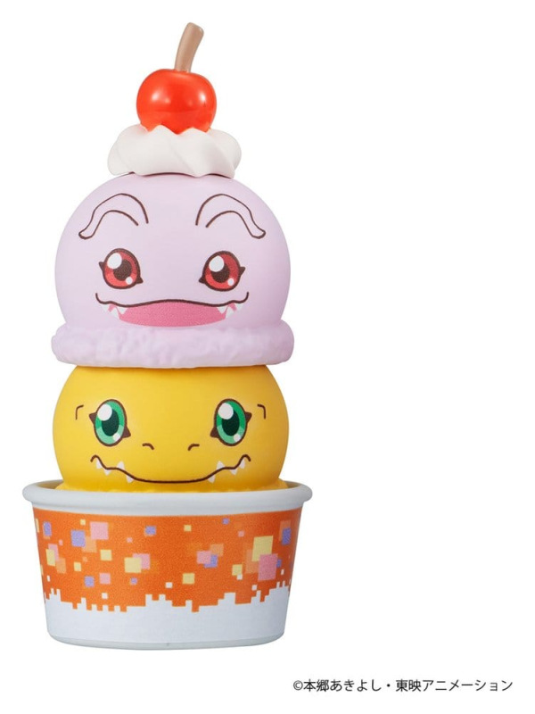 Digimon Adventure Tsumichen Stack up & Change Minifigures 8 cm Blind Box Display (8) (Repeat) 1