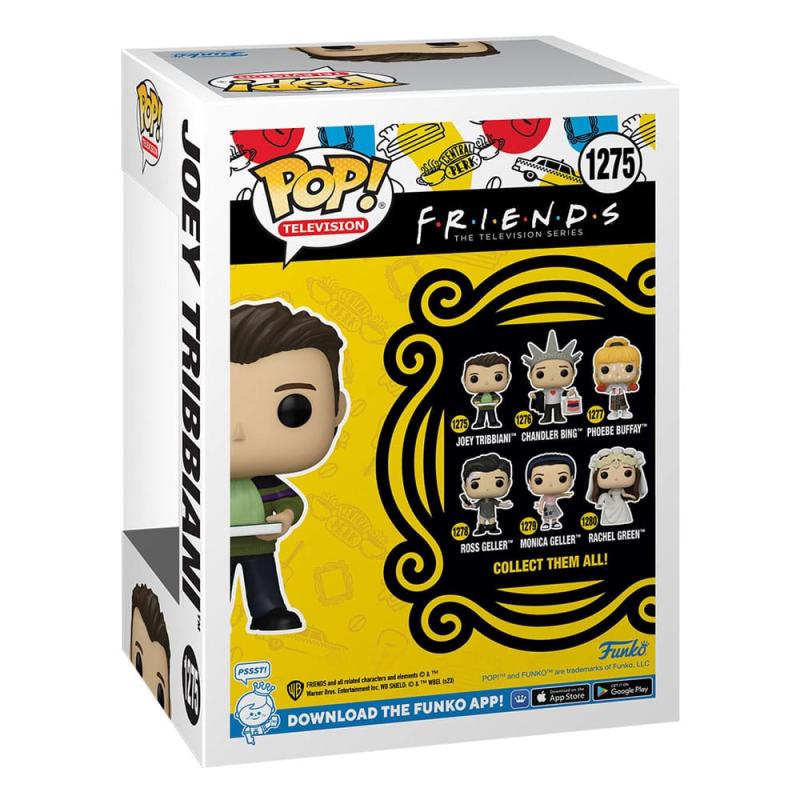 Friends POP! TV Vinyl Figure Joey w/ Pizza 9 cm