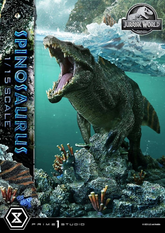 Jurassic World Rebirth (Film) Legacy Museum Collection Statue 1/15 Spinosaurus Bonus Version 39 cm 5