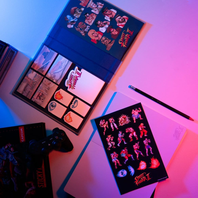 Street Fighter Premium Notebook with Sticky Notes and Cover A5 7