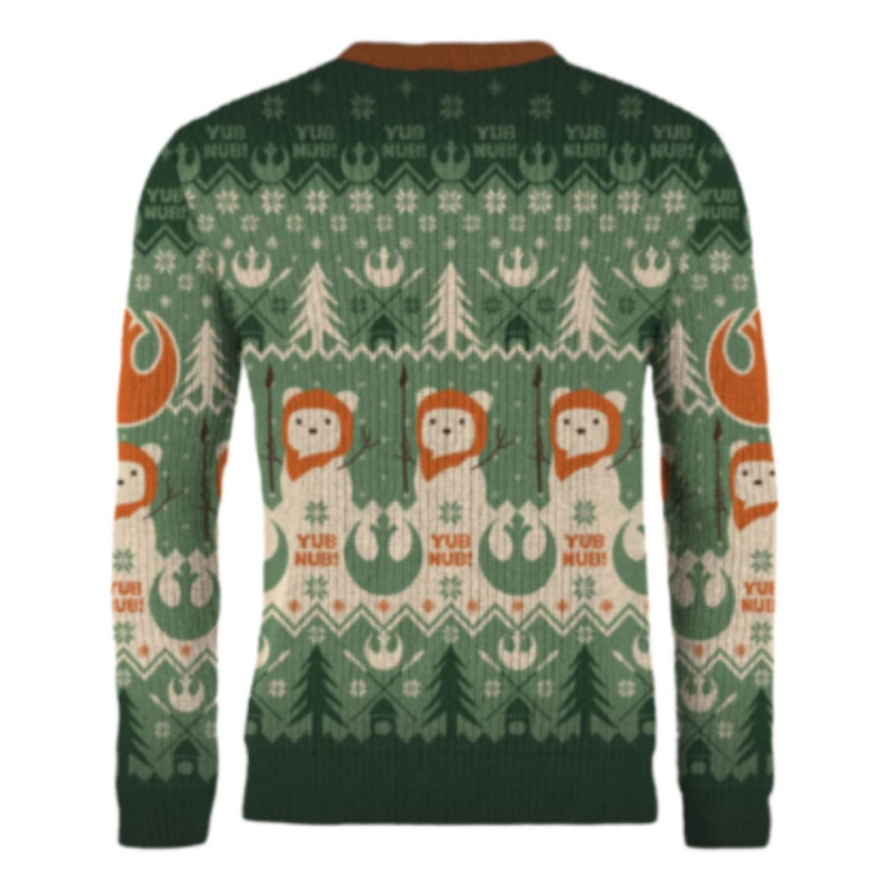 Star Wars Christmas Sweater Ewok'n around the Christmas Tree 1