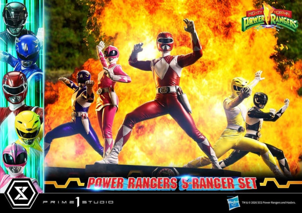 Mighty Morphin Power Rangers Premium Masterline Set of 5 Statues 1/4 57 cm 3