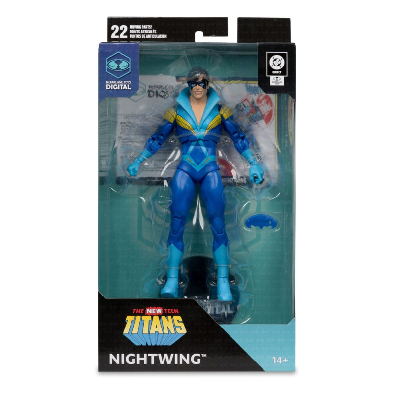 DC Direct McFarlane Toys Digital Action Figure Nightwing (Teen Titans) 18 cm 6