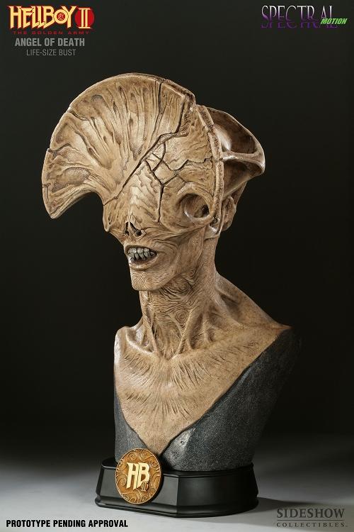 HELLBOY 2 ANGEL OF DEATH LIFE-SIZE BUST - SIDESHOW