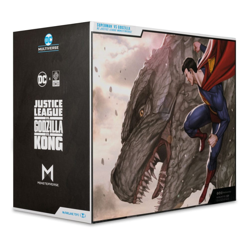 DC Justice League Monsterverse DC Multiverse Action Figures 2-Pack Superman Vs. Godzilla 30 cm 14