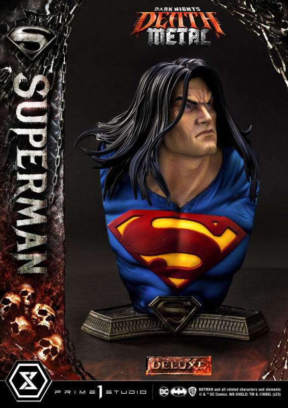 Dark Nights: Death Metal Statue 1/3 Death Metal Superman Deluxe Ver. 94 cm 4