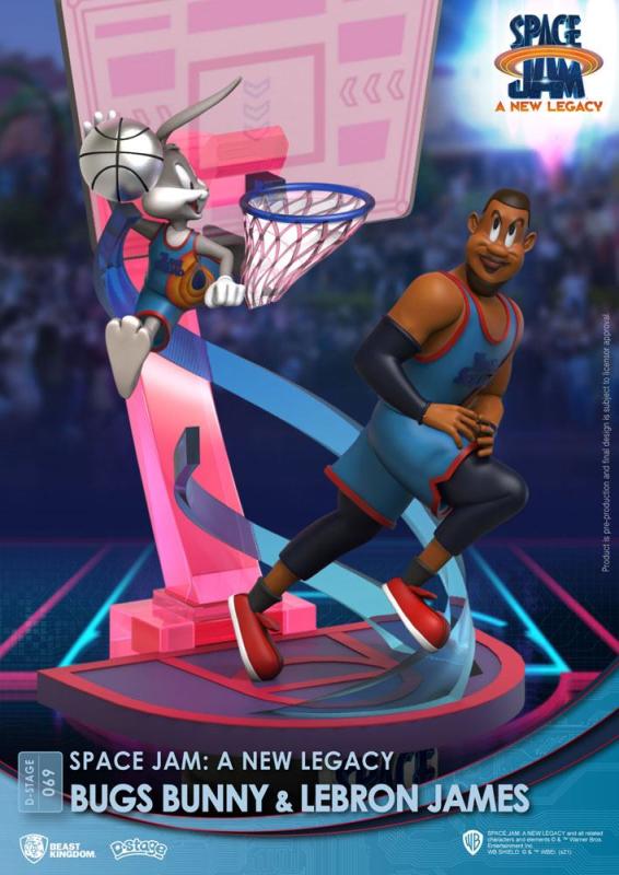 Space Jam: A New Legacy D-Stage PVC Diorama Bugs Bunny & Lebron James Standard Version 15 cm