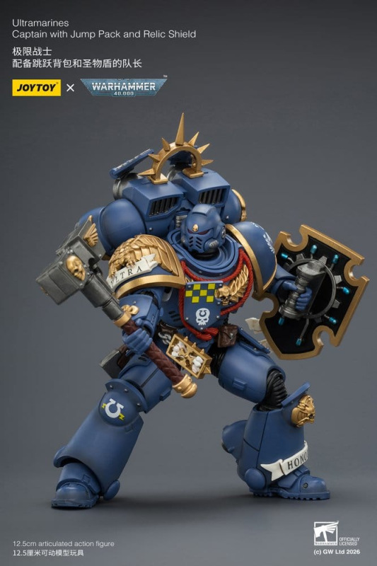 Warhammer Action Figure Ultramarines Captain 13 cm 5