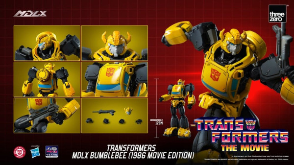 Transformers MDLX Action Figure Bumblebee (1986 Movie Edition) 12 cm 6
