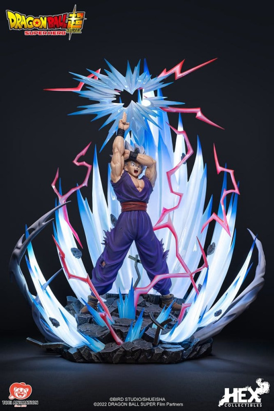 Dragon Ball Super: Super Hero 1/4 Statue Son Gohan 82 cm 8