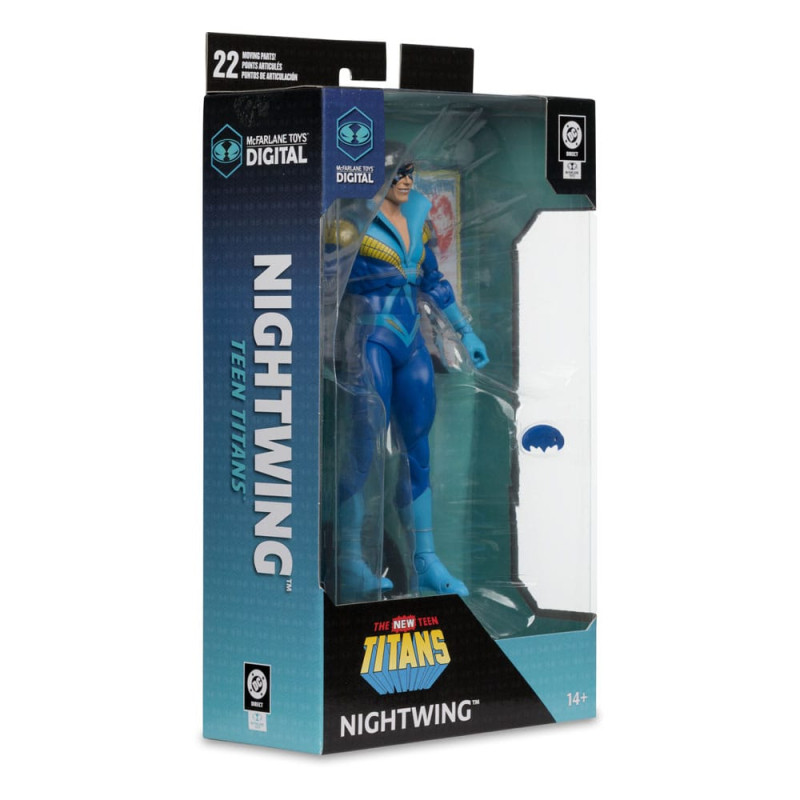 DC Direct McFarlane Toys Digital Action Figure Nightwing (Teen Titans) 18 cm 7