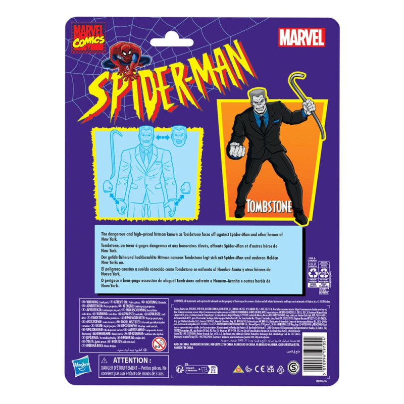 Spider-Man Comics Marvel Legends Action Figure Tombstone 15 cm 2