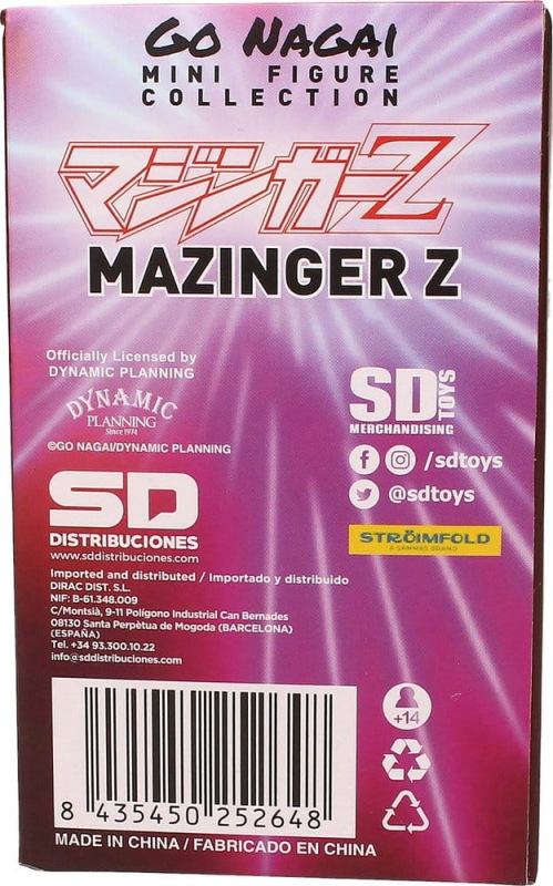 Mazinger Z Go Nagai Collection Figure Mazinger Z 8 cm 1