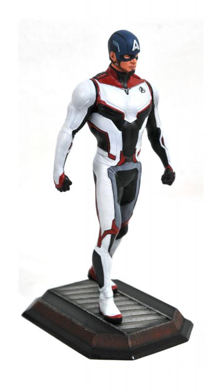 Avengers Endgame: Captain America Exclusive Team Suit - PVC Statue 23 cm - Diamond Select