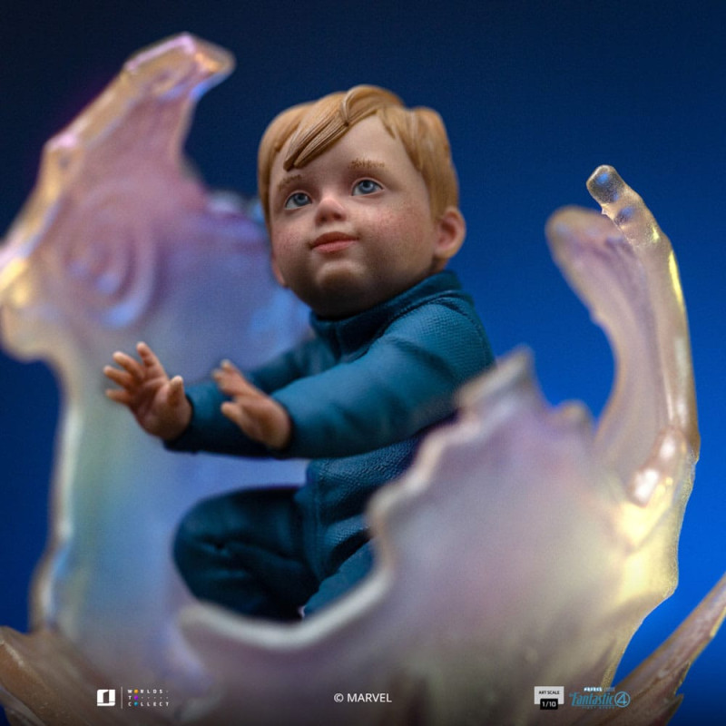 Fantastic Four Art Scale Statue 1/10 Invisible Woman and Franklin 28 cm 3