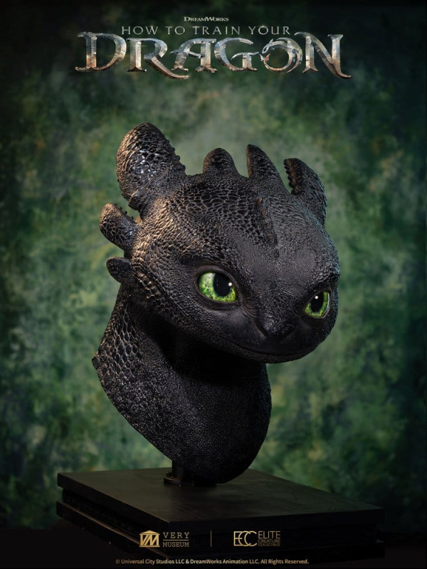 How to Train Your Dragon Life Size Bust Toothless 66 cm 2