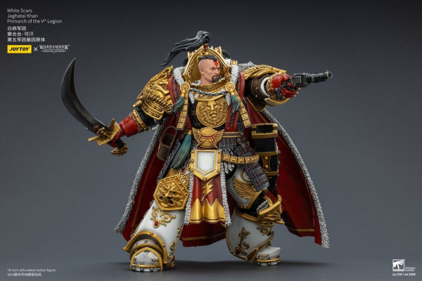 Warhammer The Horus Heresy Action Figure White Scars Jaghatai Khan Primarch of the Vth Legion 19 cm 6