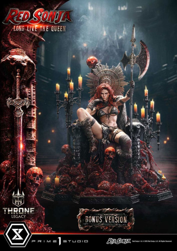 Red Sonja Throne Legacy Collection Statue Statue 1/3 Red Sonja: Long Live the Queen Bonus Version 77
