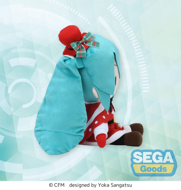 Character Vocal Series 01: Hatsune Miku Fuwa Petit Plush Figure Hatsune Miku Christmas LL 35 cm 2