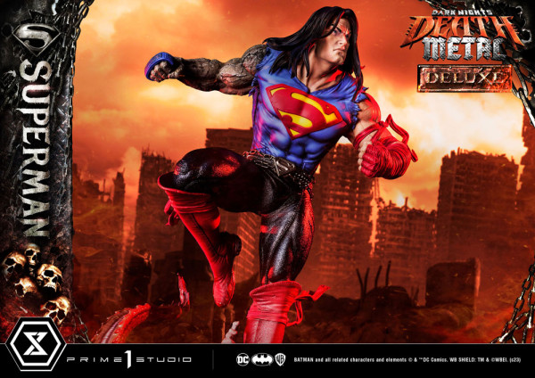Dark Nights: Death Metal Statue 1/3 Death Metal Superman Deluxe Ver. 94 cm 10