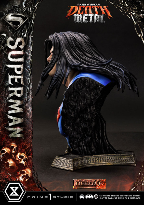Dark Nights: Death Metal Statue 1/3 Death Metal Superman Deluxe Ver. 94 cm 7
