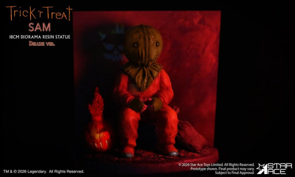 Trick R Treat Diorama Resin Statue Sam DX 18 cm 1