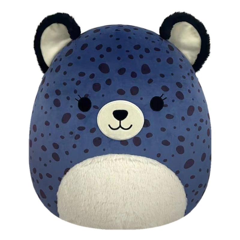Squishmallows Plush Figure Navy Blue Cheetah with Fuzzy Belly 50 cm
