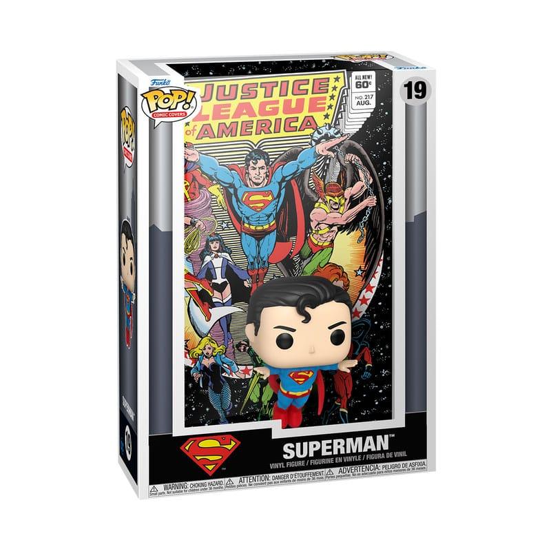 DC Comics POP! Comic Cover Vinyl Figure Justice League of America Superman 9 cm 1