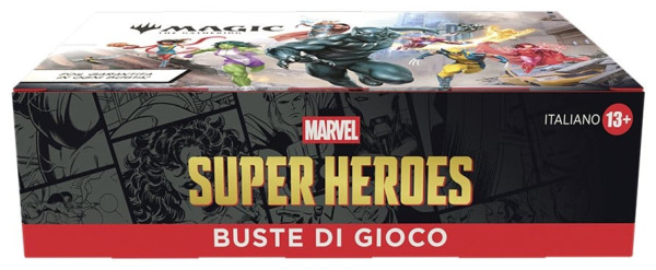 Magic the Gathering Marvel Super Heroes Play Booster Display (30) italian 13