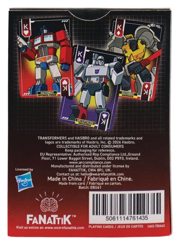 Transformers Playing Cards Display (12) 4