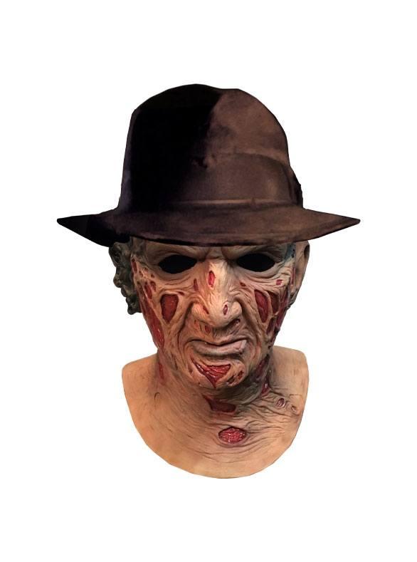 Nightmare On Elm Street: Freddy Krueger - Deluxe Latex Mask with Hat - Trick Or Treat