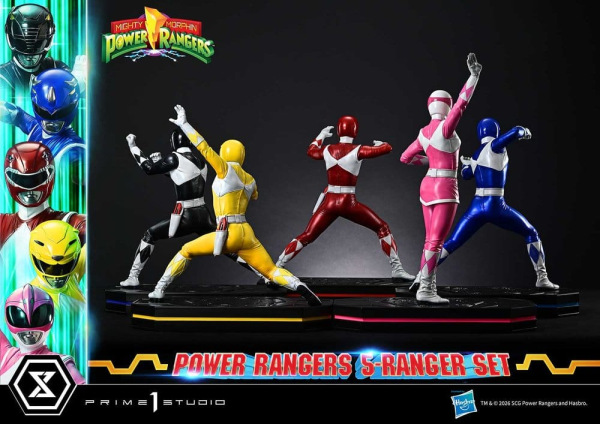 Mighty Morphin Power Rangers Premium Masterline Set of 5 Statues 1/4 57 cm 6