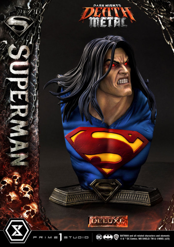 Dark Nights: Death Metal Statue 1/3 Death Metal Superman Deluxe Ver. 94 cm 5