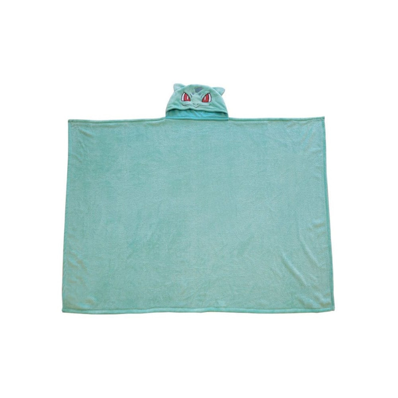 Pokémon Coral Hooded Blanket Bulbasaur 120 x 150 cm 1