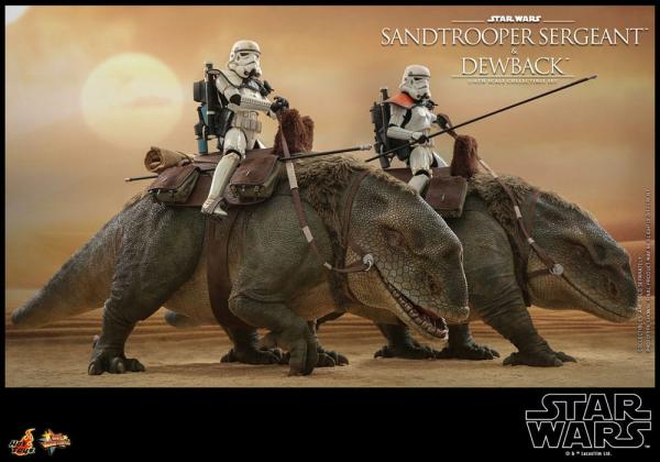 Star Wars Episode IV: Sandtrooper Sergeant & Dewback 1/6 Action Figure - Hot Toys