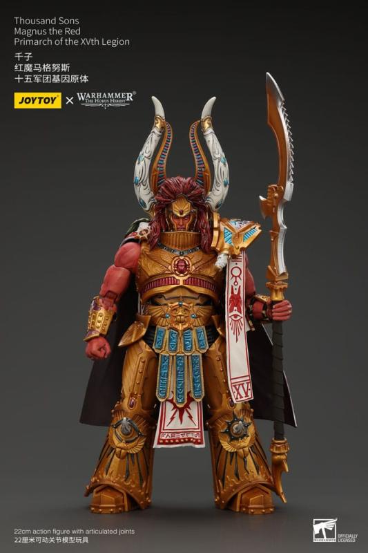 Warhammer The Horus Heresy Action Figure 1/18 Thousand sons Magnus the Red Primarch of the XVth Legi