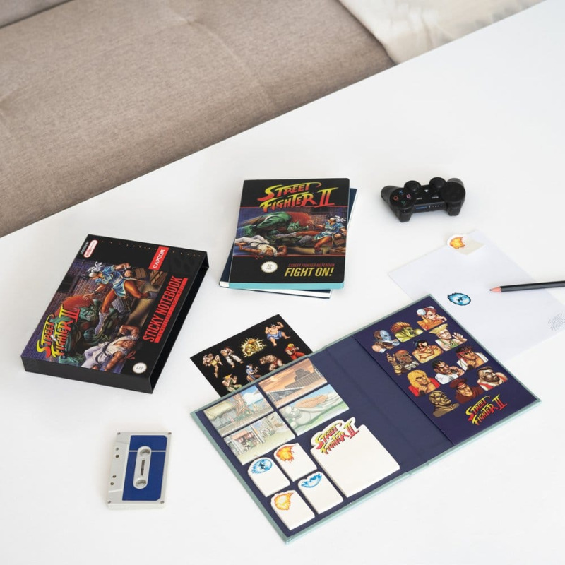 Street Fighter Premium Notebook with Sticky Notes and Cover A5 3