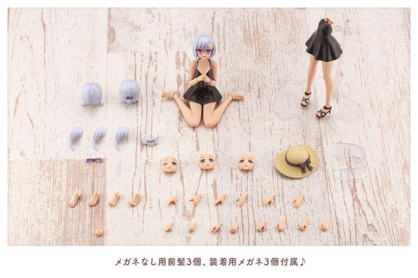 Sousai Shojo Teien Plastic Model Kit 1/10 Koyomi Takanashi (Swim Style) Dreaming Style Black Swan 16