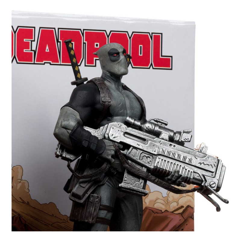 Marvel Collection PVC Statue 1/6 Deadpool (Deadpool #1)(Grey Suit Chase) 27 cm 3
