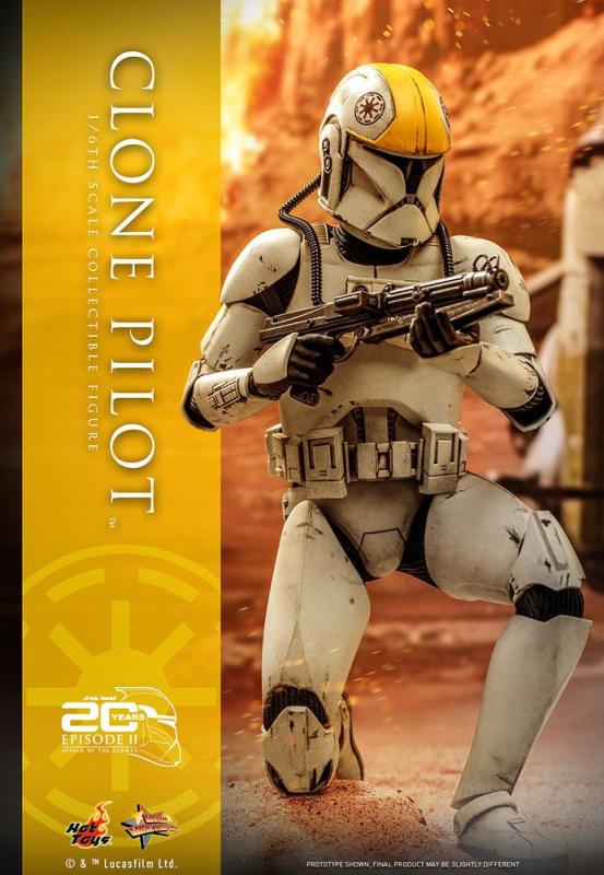 Star Wars Episode II: Clone Pilot 1/6 Action Figure - Hot Toys
