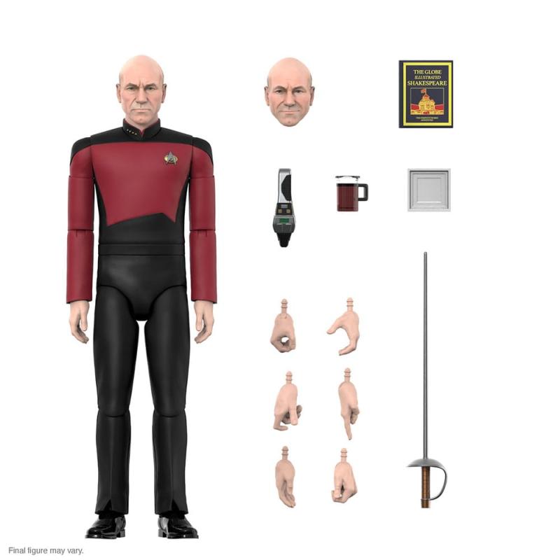 Star Trek The Next Generation: Captain Picard 18 cm Ultimates Action Figure - Super7